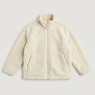 Oversized teddy fleece jacket