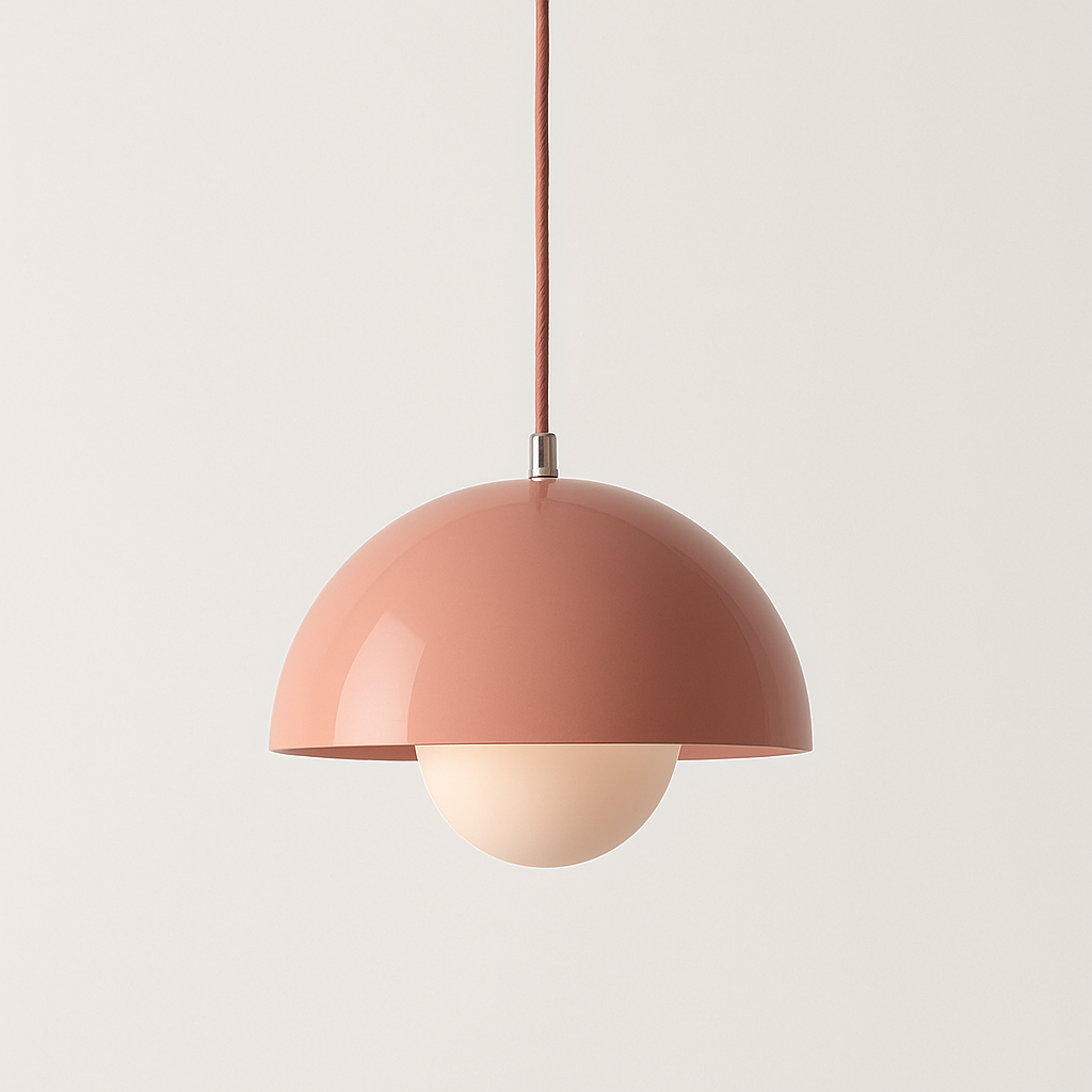 Nature-Inspired Ceiling Lamp – Iron, Adjustable Cord, Warm White Light