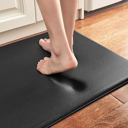 Keukenmat – Zwart PVC, Antislip en Ergonomisch Ontwerp voor Comfort in de Keuken
