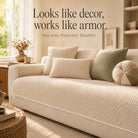 Non-Slip Pet Sofa Cover - Plush Grip-Backed Couch Protector