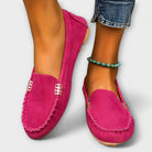 Women's Slip-On Moccasin Shoes with Supportive Cushioned Sole