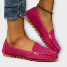 Women's Slip-On Moccasin Shoes with Supportive Cushioned Sole