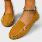 Women's Slip-On Moccasin Shoes with Supportive Cushioned Sole
