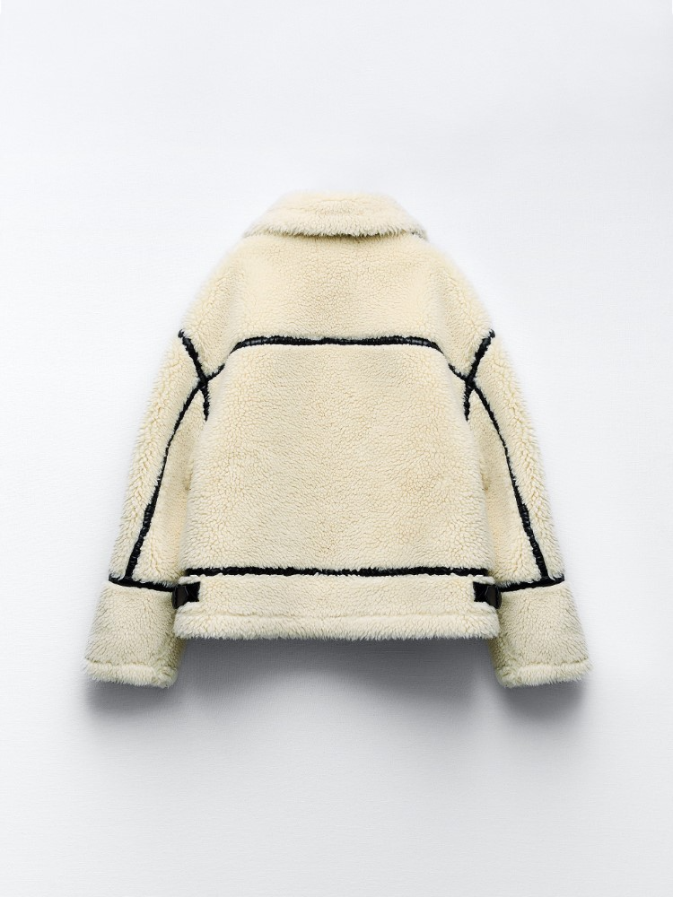 Aurora Teddy Coat | Dames teddy jas met oversized fit en fluffy stof