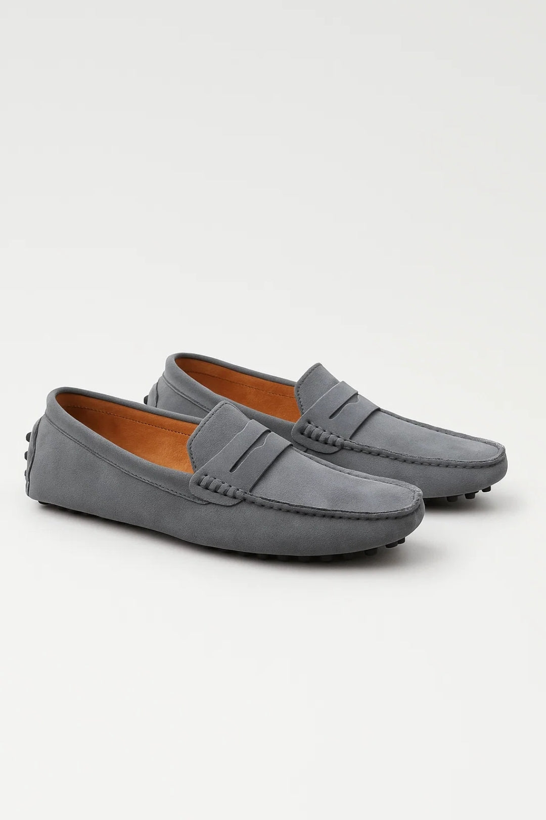 Men's Loafers Penny Strap with Lugged Sole - Casual Slip-On