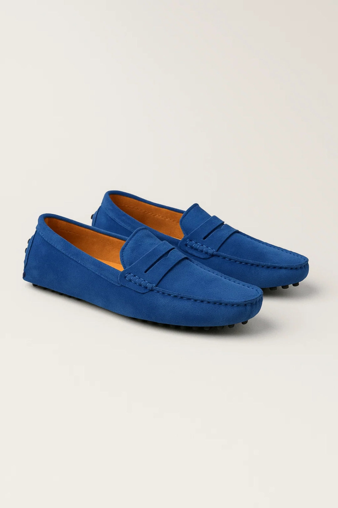 Men's Loafers Penny Strap with Lugged Sole - Casual Slip-On