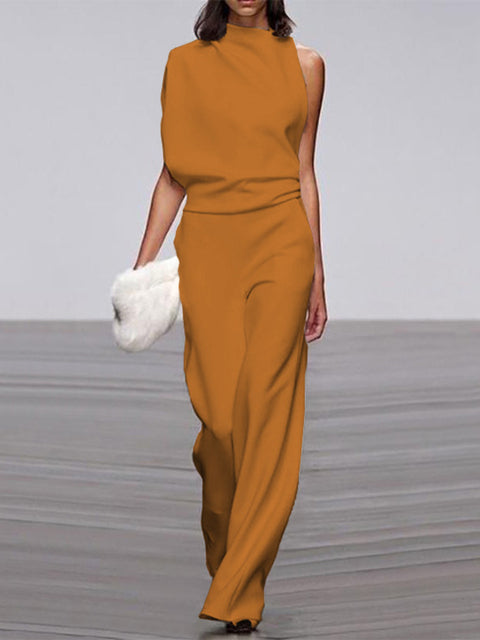Nova | Jumpsuit voor dames met één schouder - Elegant, comfortabel & perfect voor speciale gelegenheden
