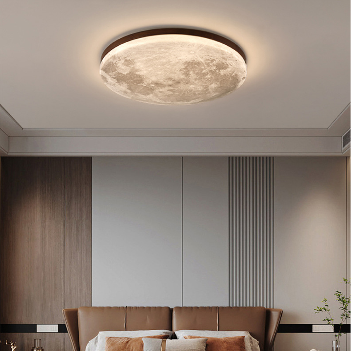 Moon Ceiling Light LED Dimmable Acrylic Pendant Lamp