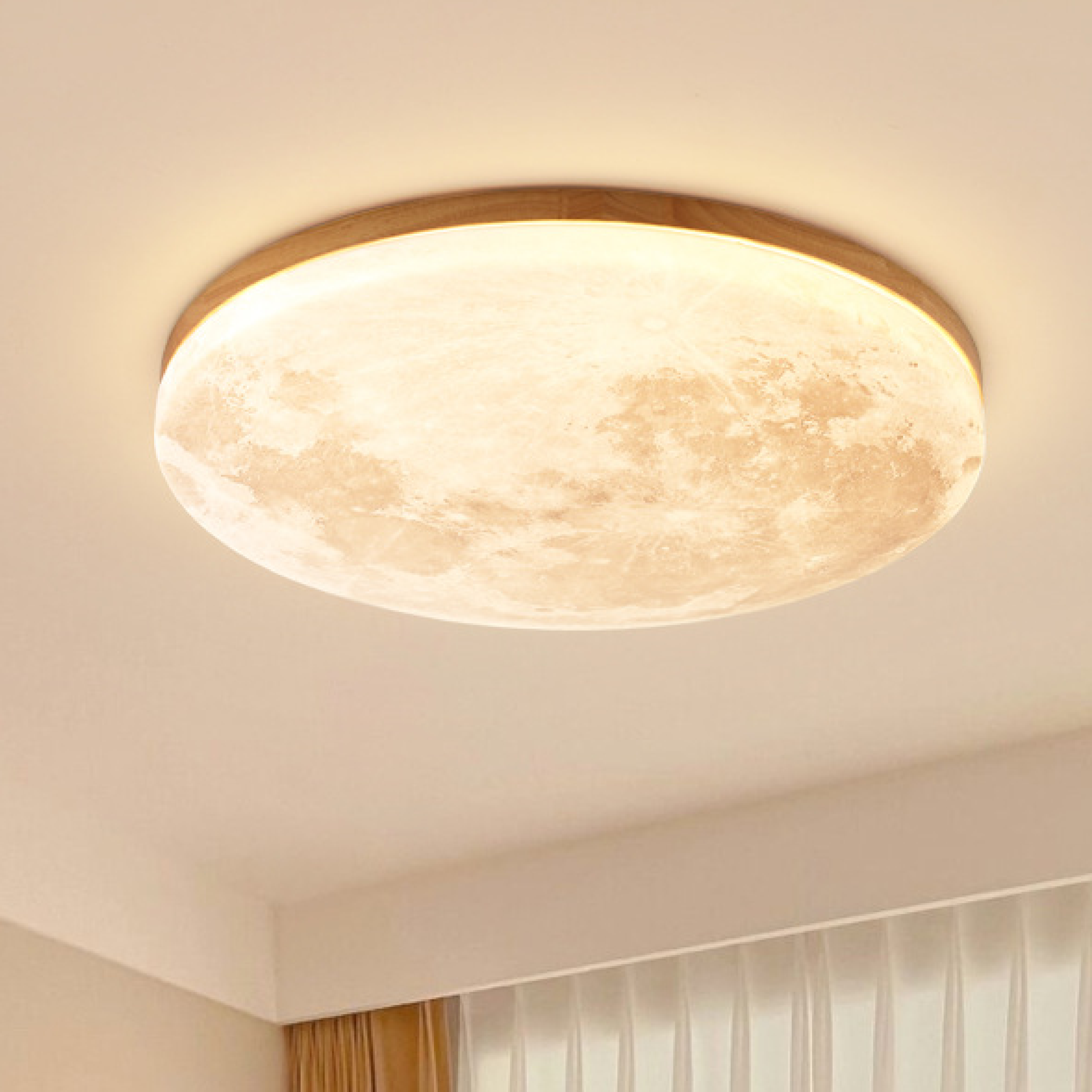 Moon Ceiling Light LED Dimmable Acrylic Pendant Lamp