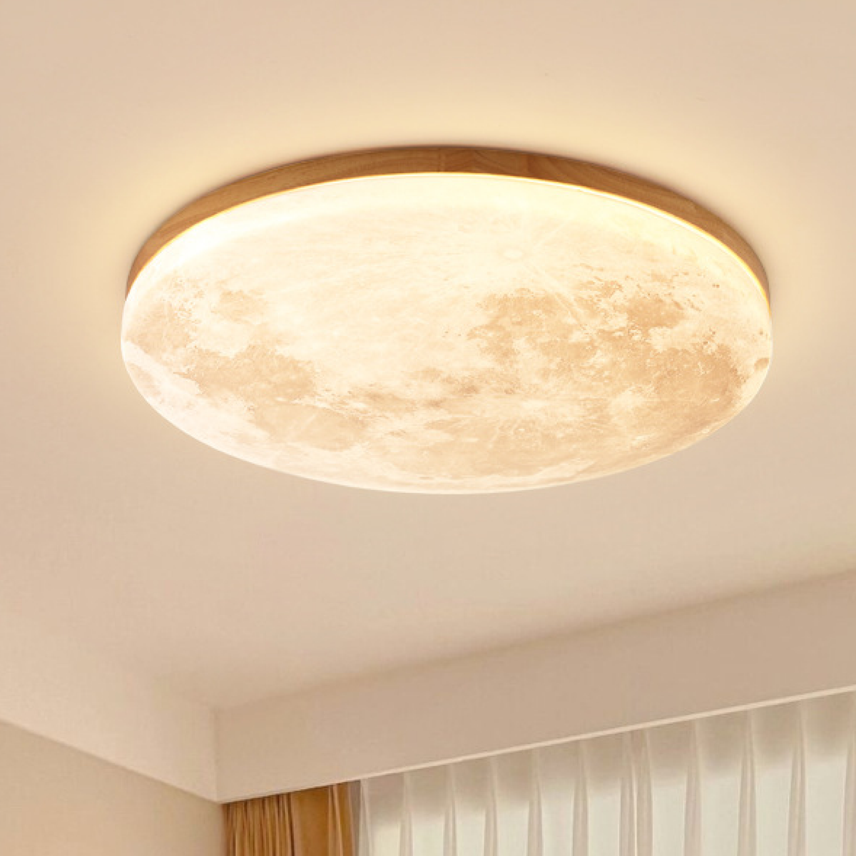 Moon Ceiling Light LED Dimmable Acrylic Pendant Lamp