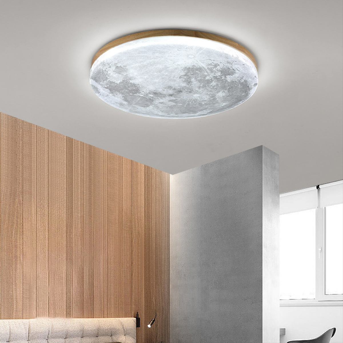 Moon Ceiling Light LED Dimmable Acrylic Pendant Lamp