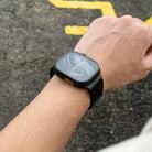 Titanium Watch Strap with Magnetic Link Clasp