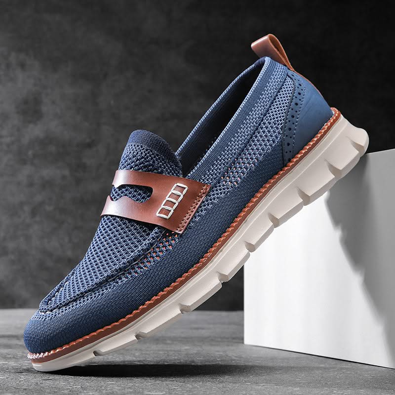 Men's Mesh Loafers - Breathable Slip-On Sneaker Loafers