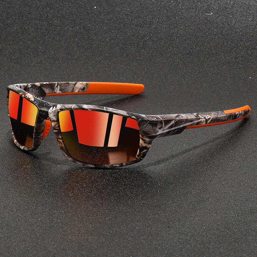 Unisex Polarized Camo Sunglasses - Outdoor Sport Shades