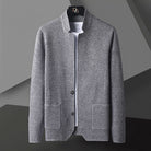 Women's Knit Cardigan with Stand Collar