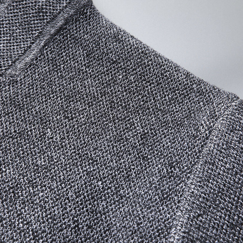 Women's Knit Cardigan with Stand Collar