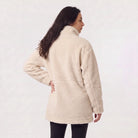Oversized teddy fleece jacket