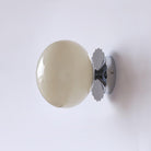 Glass Wall Sconce – Modern Metal Frame for Living Room