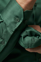 Men's Slim Fit Shirt with Button Placket and Classic Collar