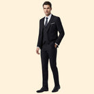 Men's Three-Piece Suit Set – Blazer, Vest & Trousers