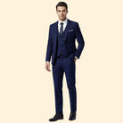 Men's Three-Piece Suit Set – Blazer, Vest & Trousers