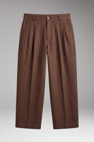 Men's Wide-Leg Linen Trousers with Relaxed, Breathable Fit