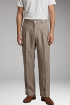 Men's Wide-Leg Linen Trousers with Relaxed, Breathable Fit