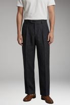 Men's Wide-Leg Linen Trousers with Relaxed, Breathable Fit