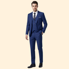Men's Three-Piece Suit Set – Blazer, Vest & Trousers