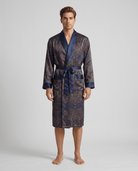 Men’s Robe – Luxurious Paisley Pattern Sleepwear
