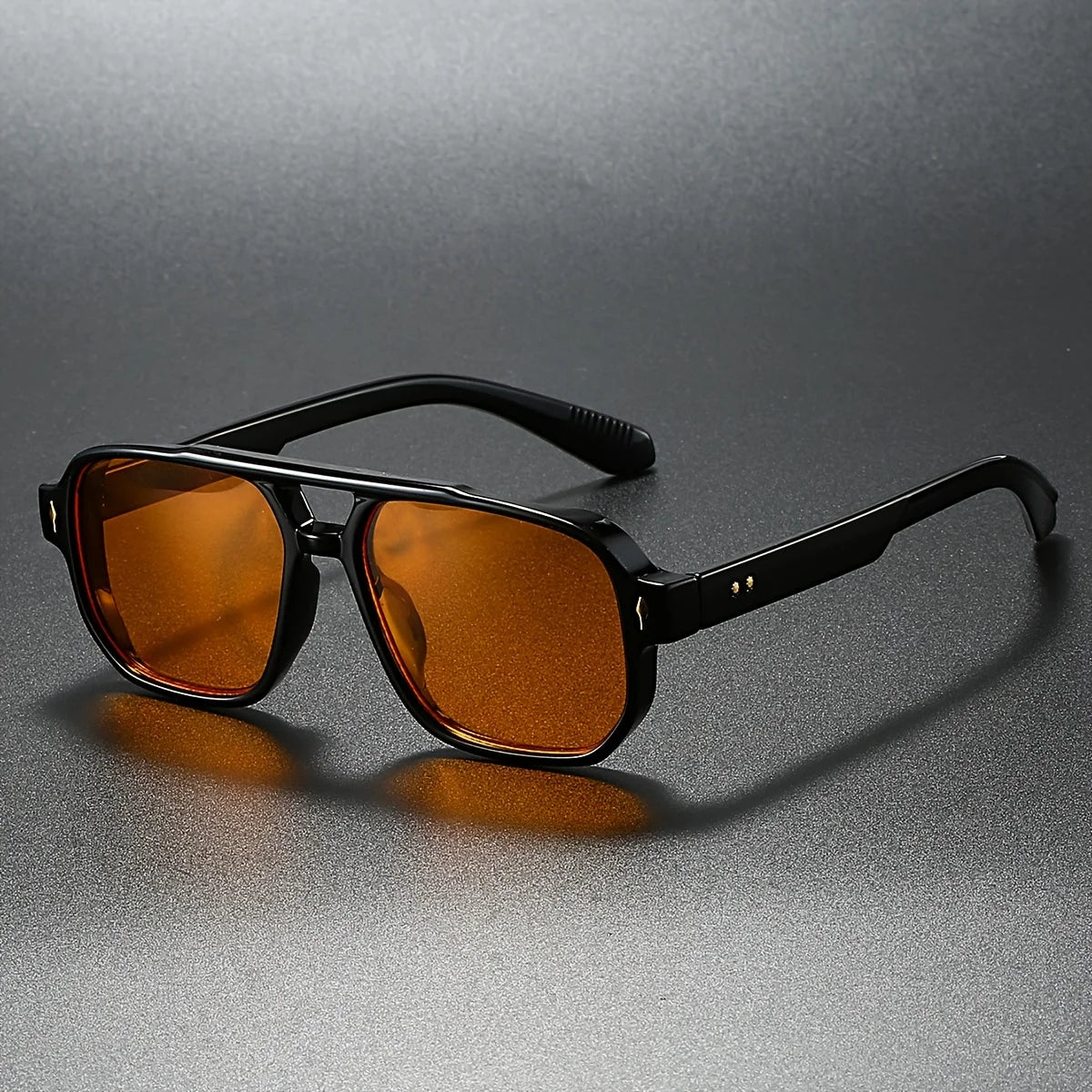 Men's Square Vintage Sunglasses – UV400 Protection & Lightweight Retro-Design 4