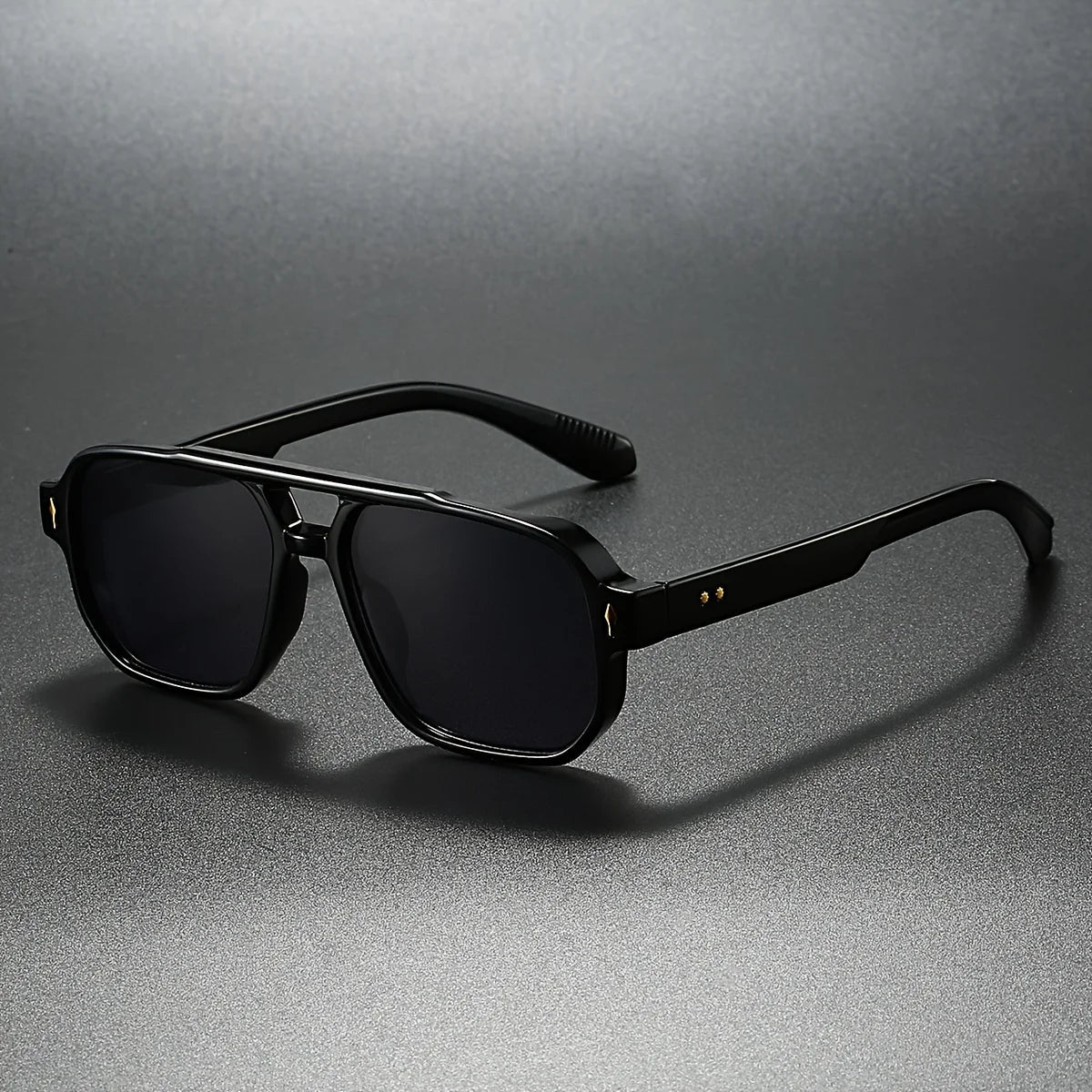 Men's Square Vintage Sunglasses – UV400 Protection & Lightweight Retro-Design 5