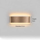 LED Wall Light Aluminium Up & Down Wall Lamp for Bedroom and Hallway