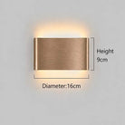 LED Wall Light Aluminium Up & Down Wall Lamp for Bedroom and Hallway
