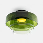 Minimalist Ceiling Light Integrated LED Smoked Glass  20