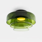 Minimalist Ceiling Light Integrated LED Smoked Glass  29