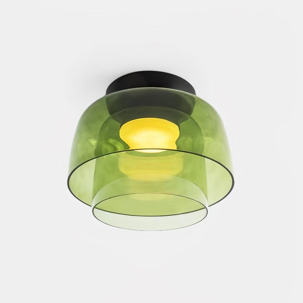 Minimalist Ceiling Light Integrated LED Smoked Glass  9