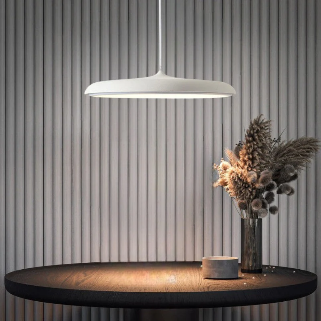 Scandinavian Minimalist LED Ceiling Light – Metal & Acrylic