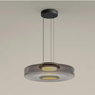 Minimalist Pendant Light Glass Adjustable Height Black 0