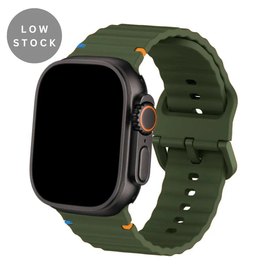 Silicone Watch Band Dual-Color Design for Apple Watch