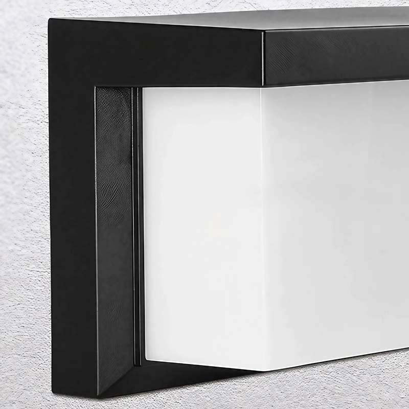 Black LED Wall Light with Motion Sensor – Weatherproof Outdoor Lighting for Garden, Porch & Path
