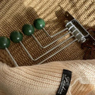 Wall Mounted Coat Rack with Rounded Metal Hooks