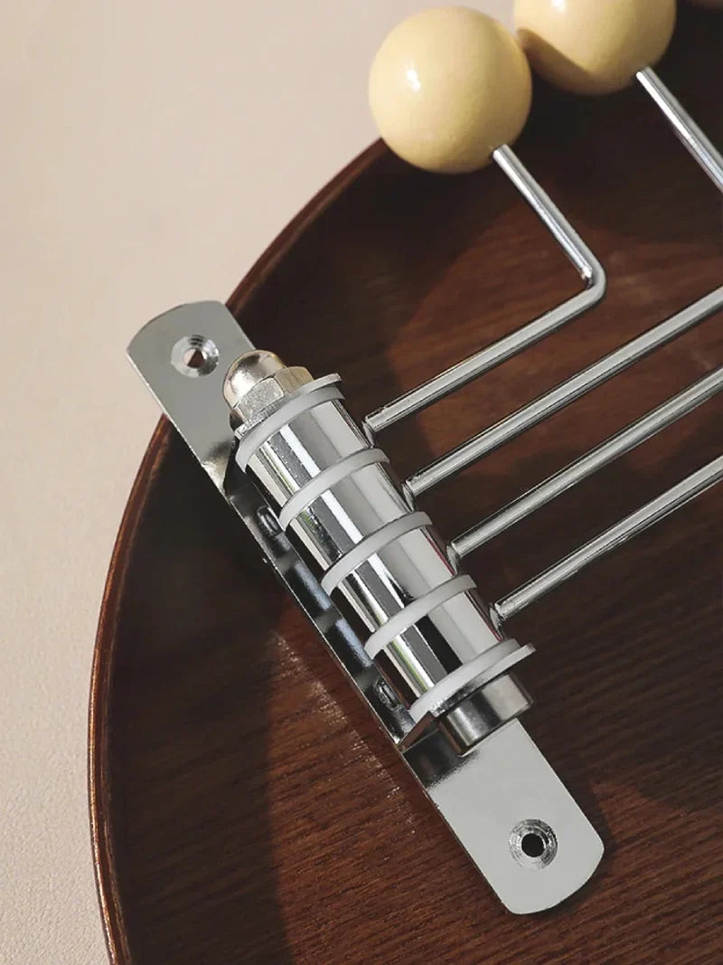 Wall Mounted Coat Rack with Rounded Metal Hooks