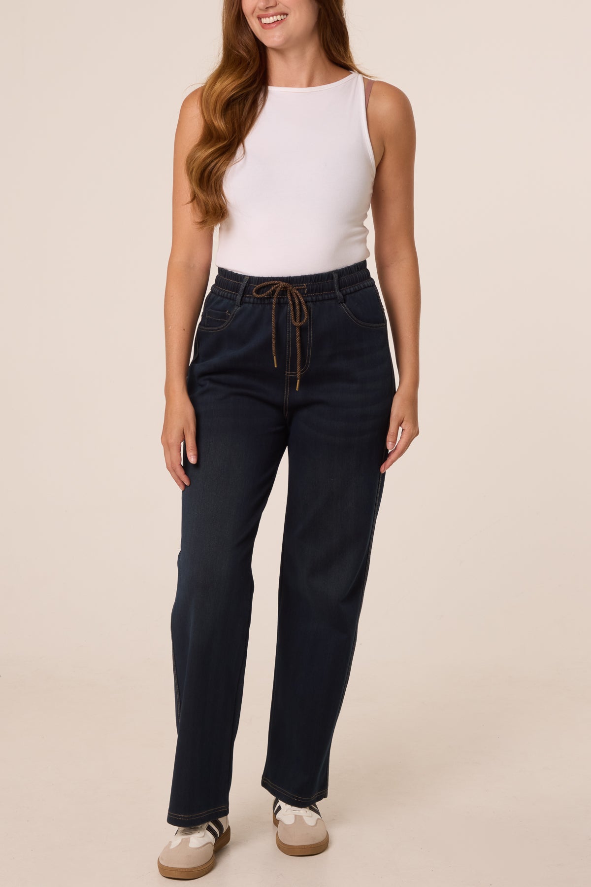 Women's Jeans with Back Pocket Stitching Detail