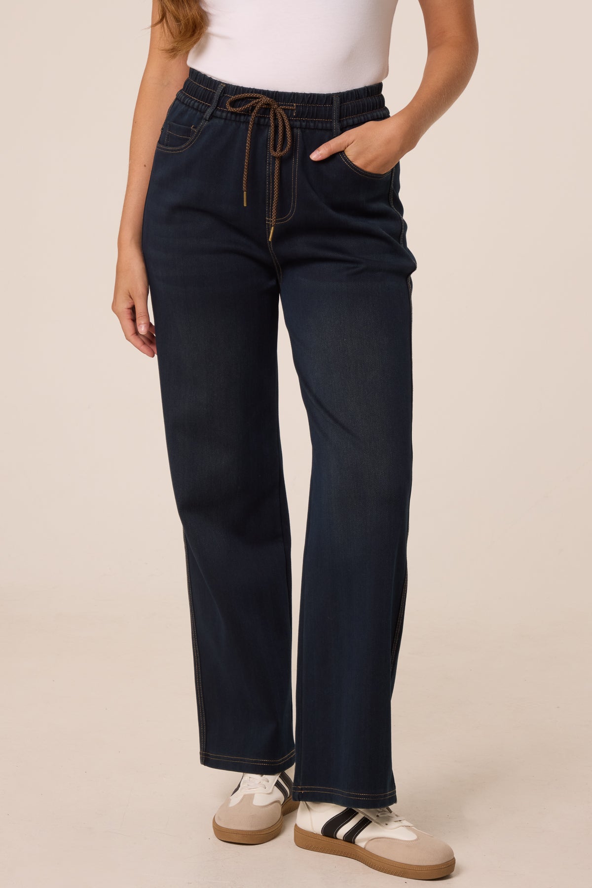Women's Jeans with Back Pocket Stitching Detail