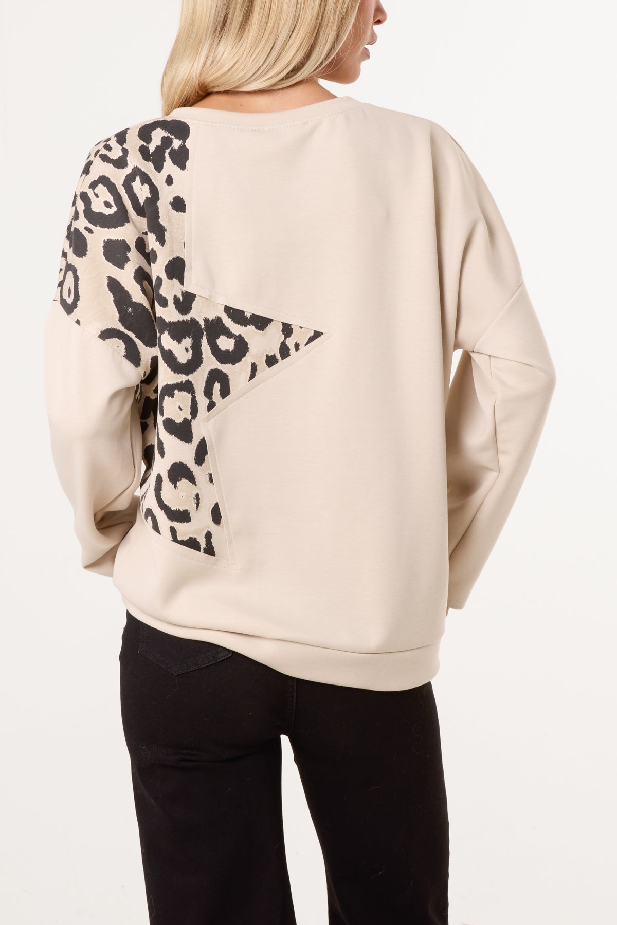 Women's Studded Star Jumper – Soft Knit Pullover