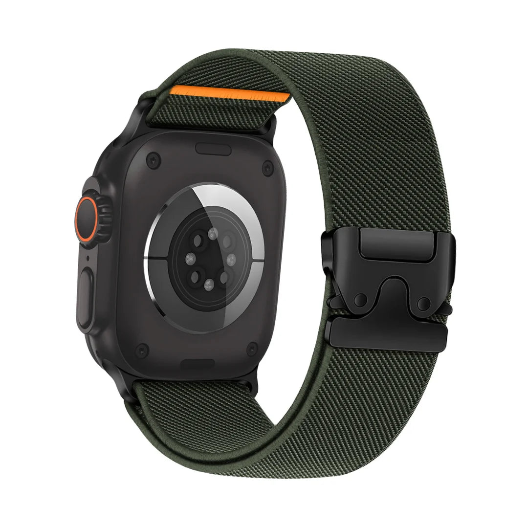 Adjustable Paracord Watch Strap - Nylon Mesh Band for Apple Watch