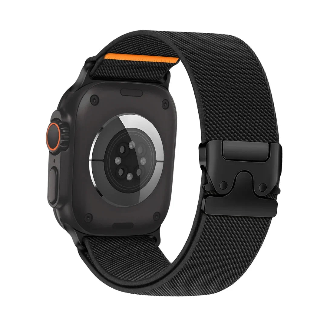 Adjustable Paracord Watch Strap - Nylon Mesh Band for Apple Watch