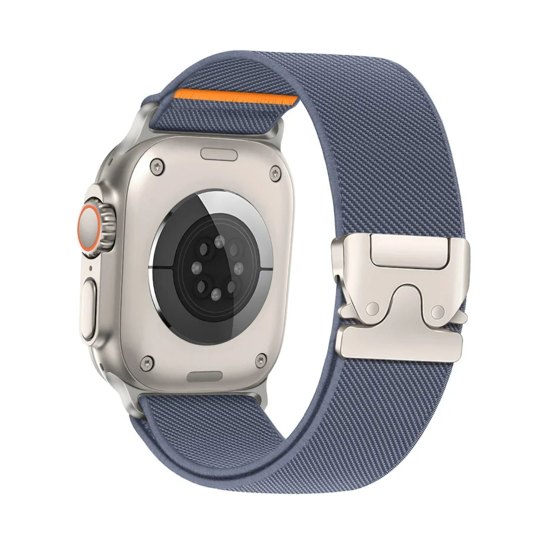 Adjustable Paracord Watch Strap - Nylon Mesh Band for Apple Watch
