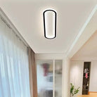 LED Ceiling Light Long Flush Mount, Black or Gold Finish